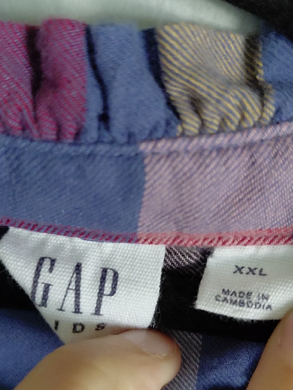 Gap Kids Colorful Multicolored Plaid Shirt Dress Belted Tie Waist Button Down
